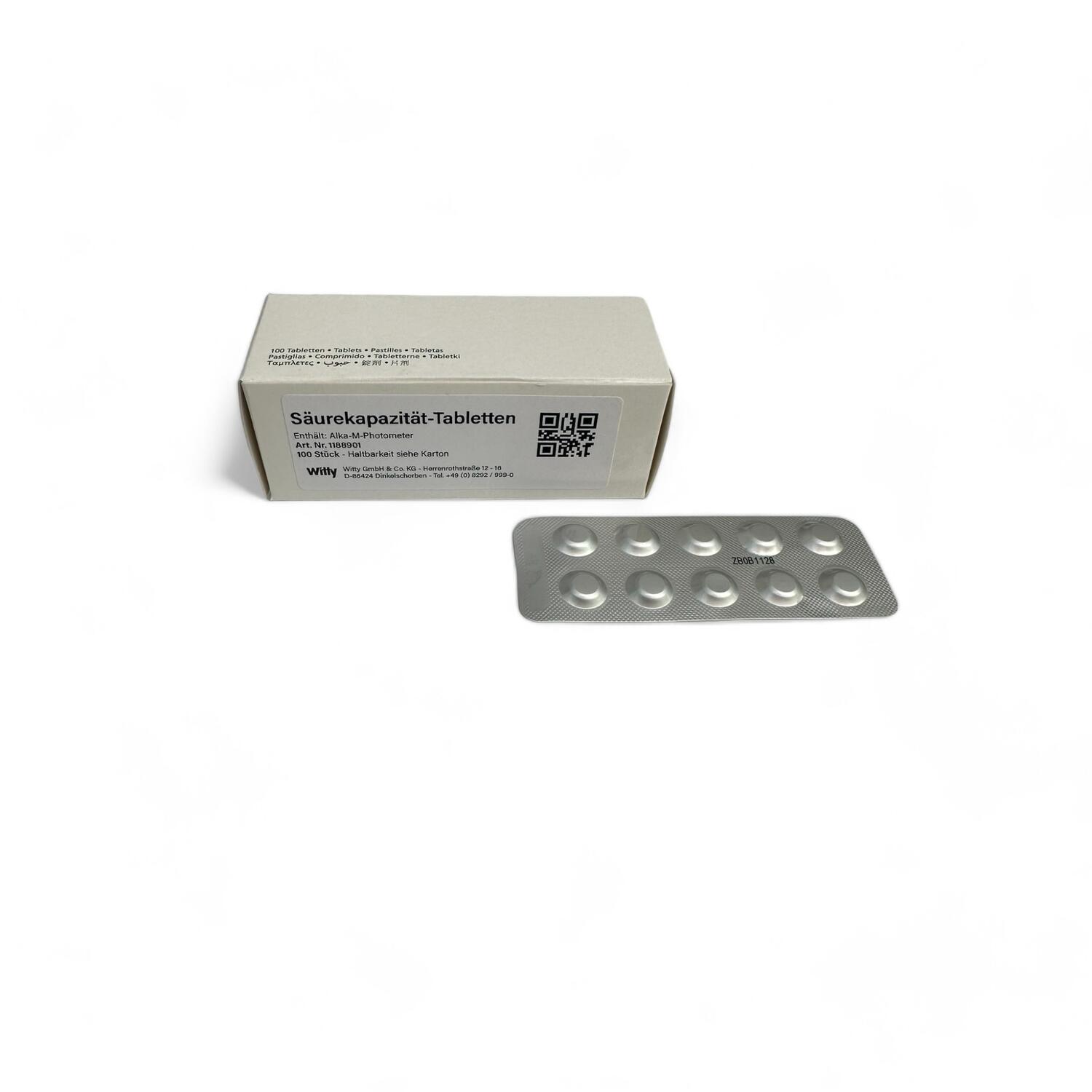 Säurekapazität Tabletten Analytic S