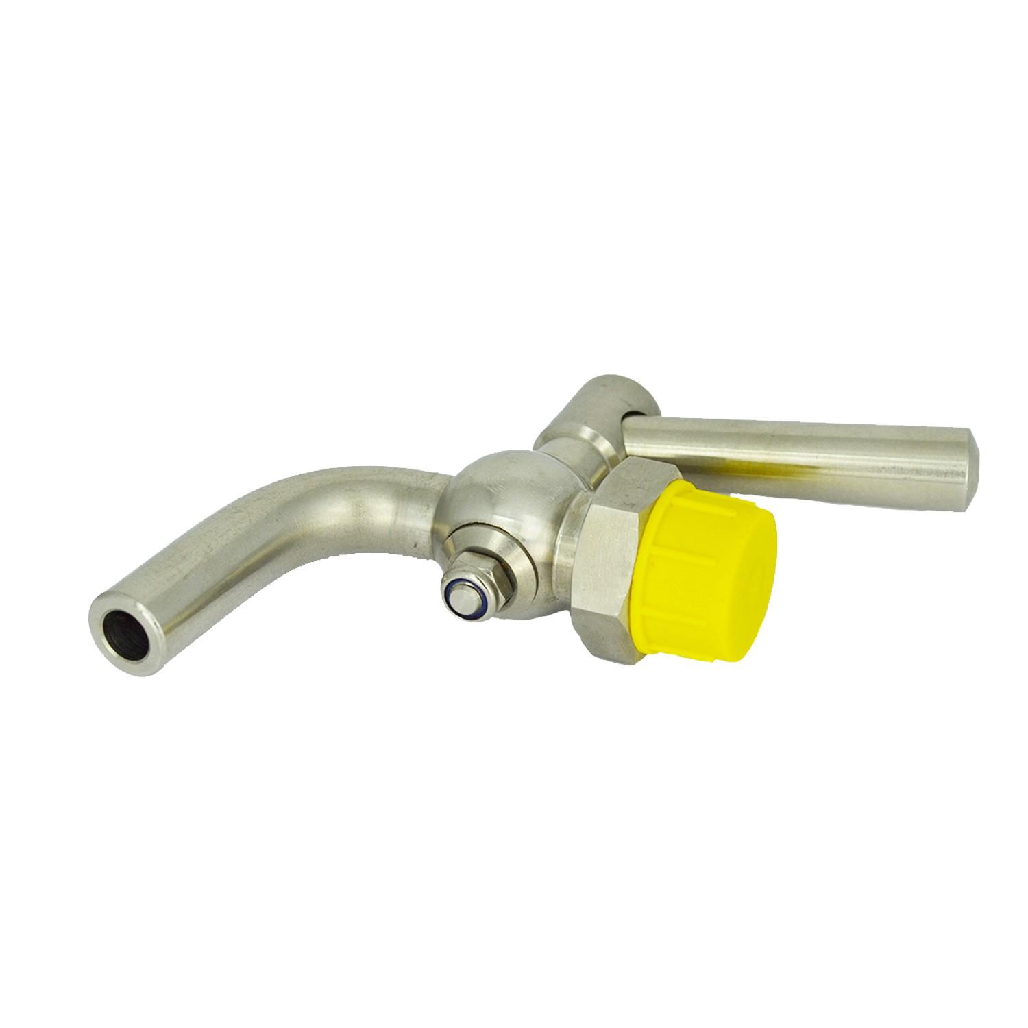 Abflammbarer Probehahn 1/2"