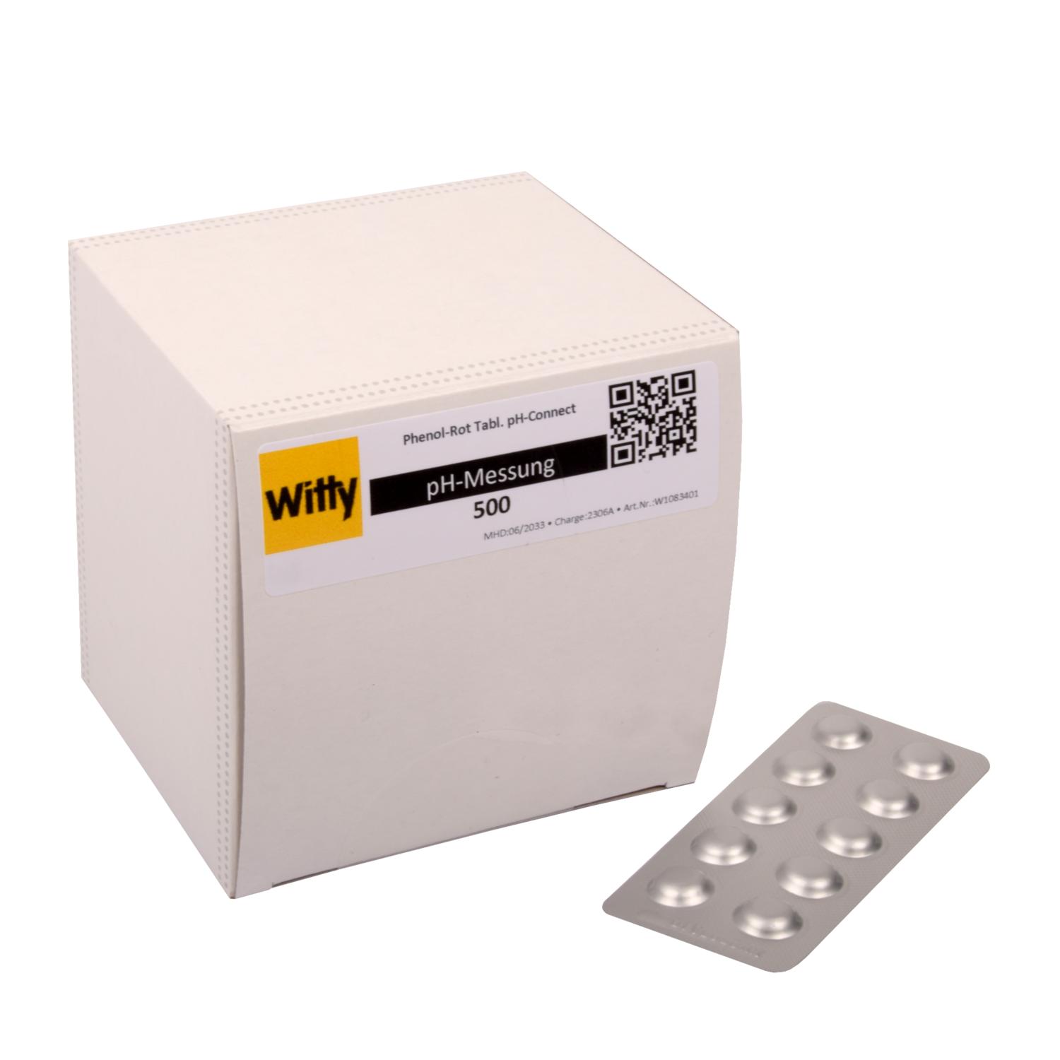 Witty-Phenol-Rot-Tabletten pH Connect